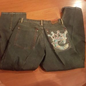 Men's Coogi embroidered jeans 36 x 34